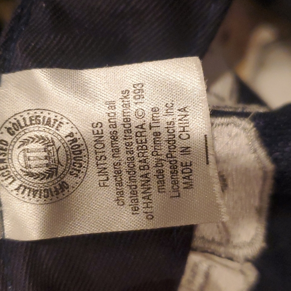 Vintage 90s Official Flintstones Georgetown Hoyas Baseball Cap - Picture 5 of 5